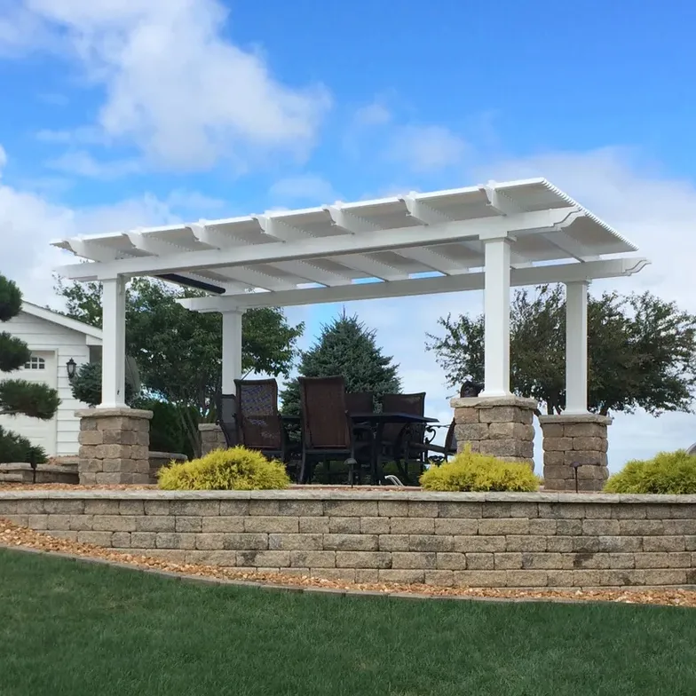 10x18 Pergola Over Concrete Patio (or Other Base) - Made in USA