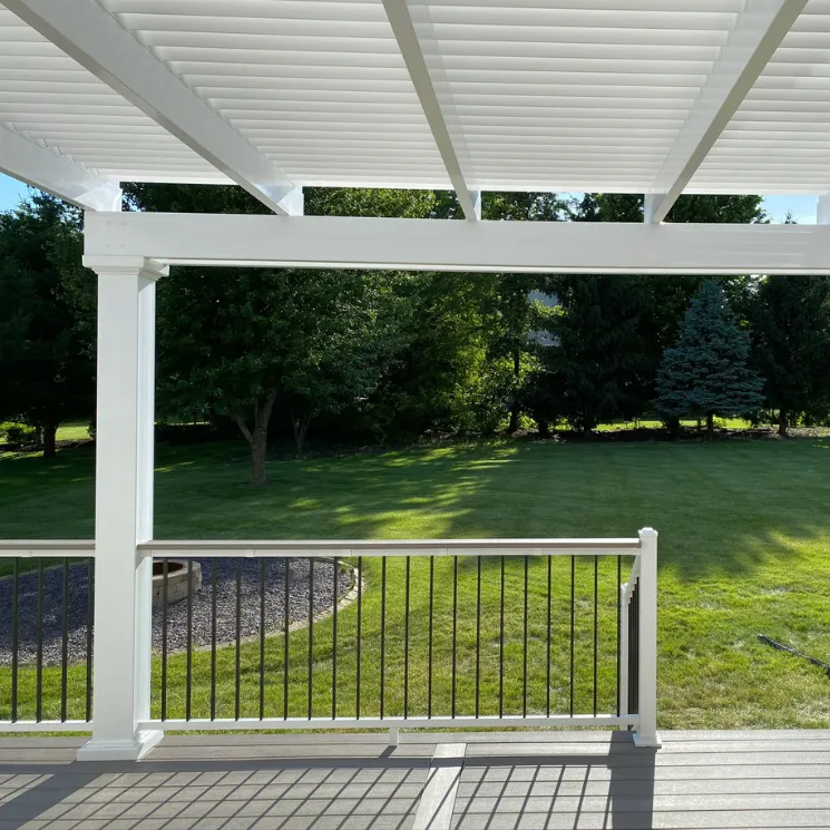 10x18 Pergola Over Concrete Patio (or Other Base) - Made in USA