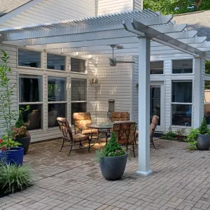 11' x 15' Custom Deck Pergola - Made in USA
