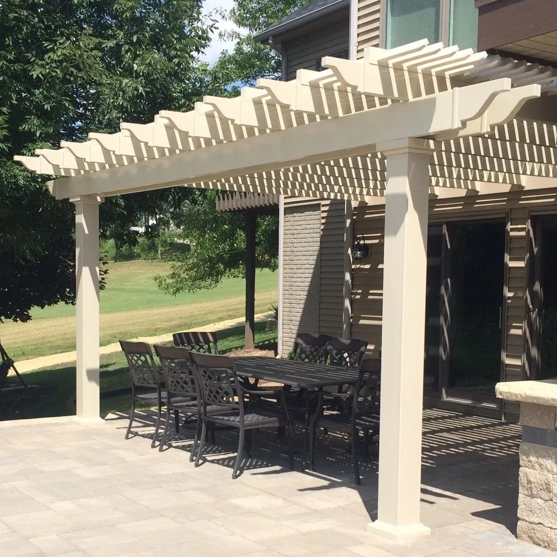 11' x 15' Custom Deck Pergola - Made in USA