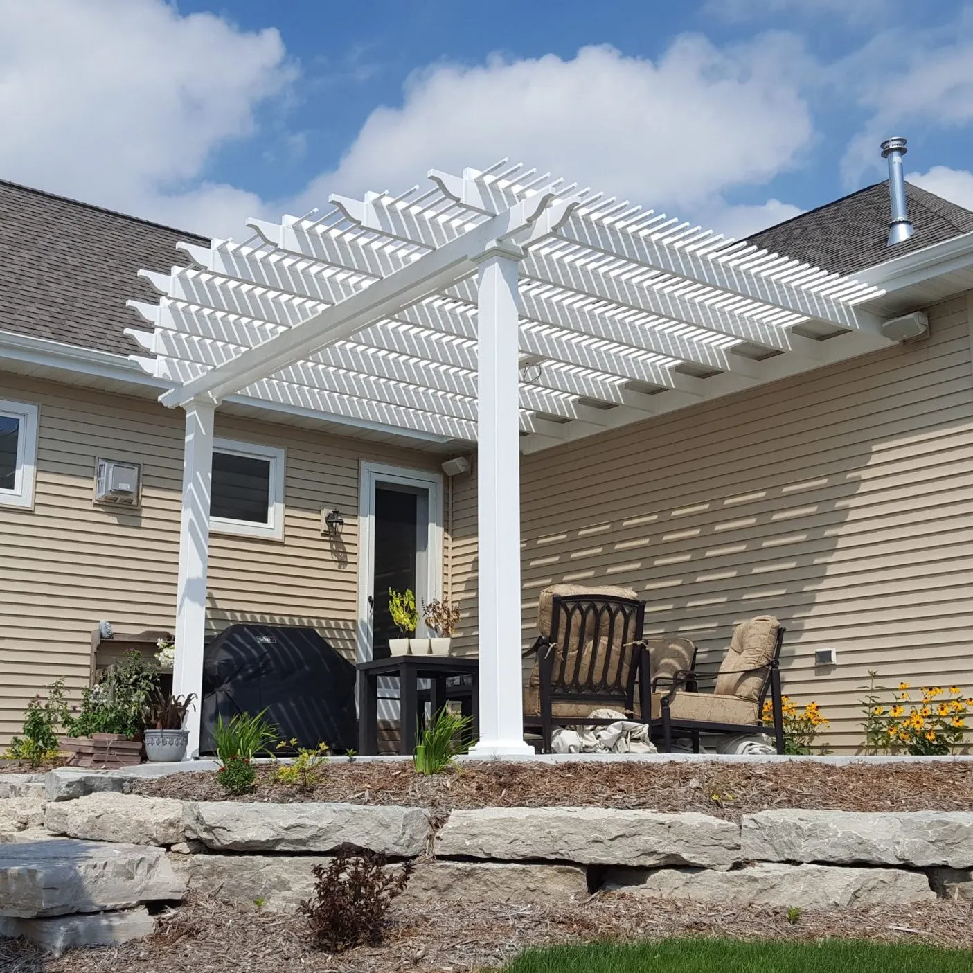 11' x 15' Custom Deck Pergola - Made in USA