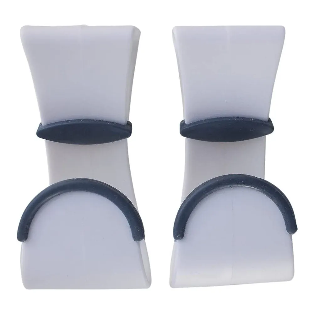 2 Pc Over the Door Hooks Hangers Hanging Purse Bag Towels Coats Rack Space Saver