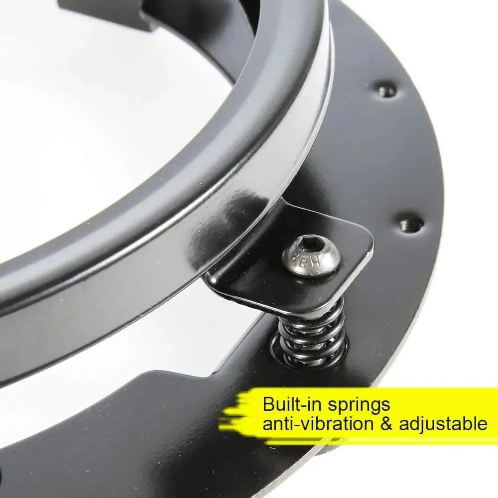 9" Jeep Headlight Mounting Brackets for Wrangler JL & Gladiator JT Replacement
