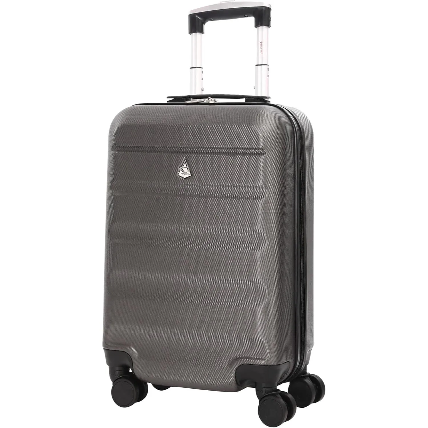 Aerolite 55cm Lightweight Hard Shell 8 Wheels Cabin Suitcase 21" (55x35x20cm), Approved for Ryanair (Priority), easyJet Plus, British Airways, Virgin Atlantic, Jet2 and More (x2 Set)