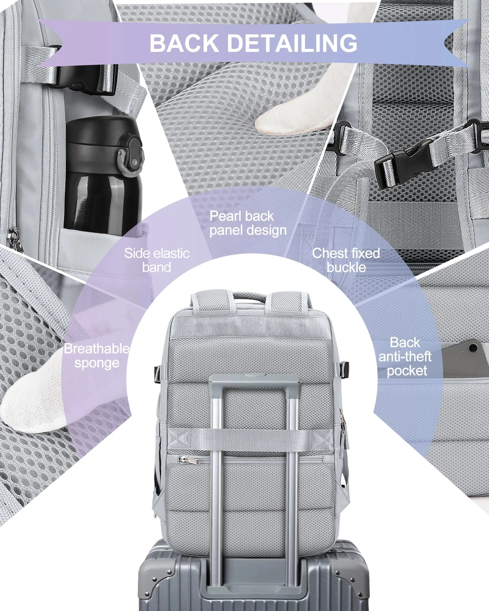 Anti Theft Laptop Backpack for Business Travel with Usb Port