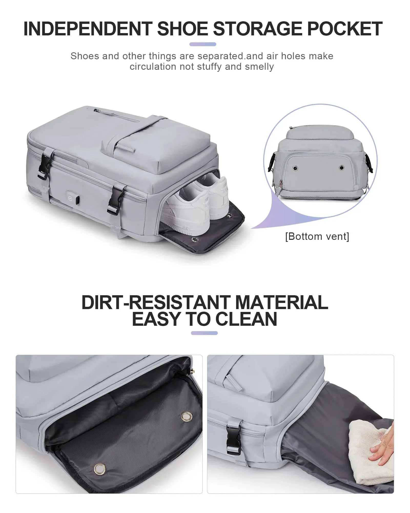 Anti Theft Laptop Backpack for Business Travel with Usb Port