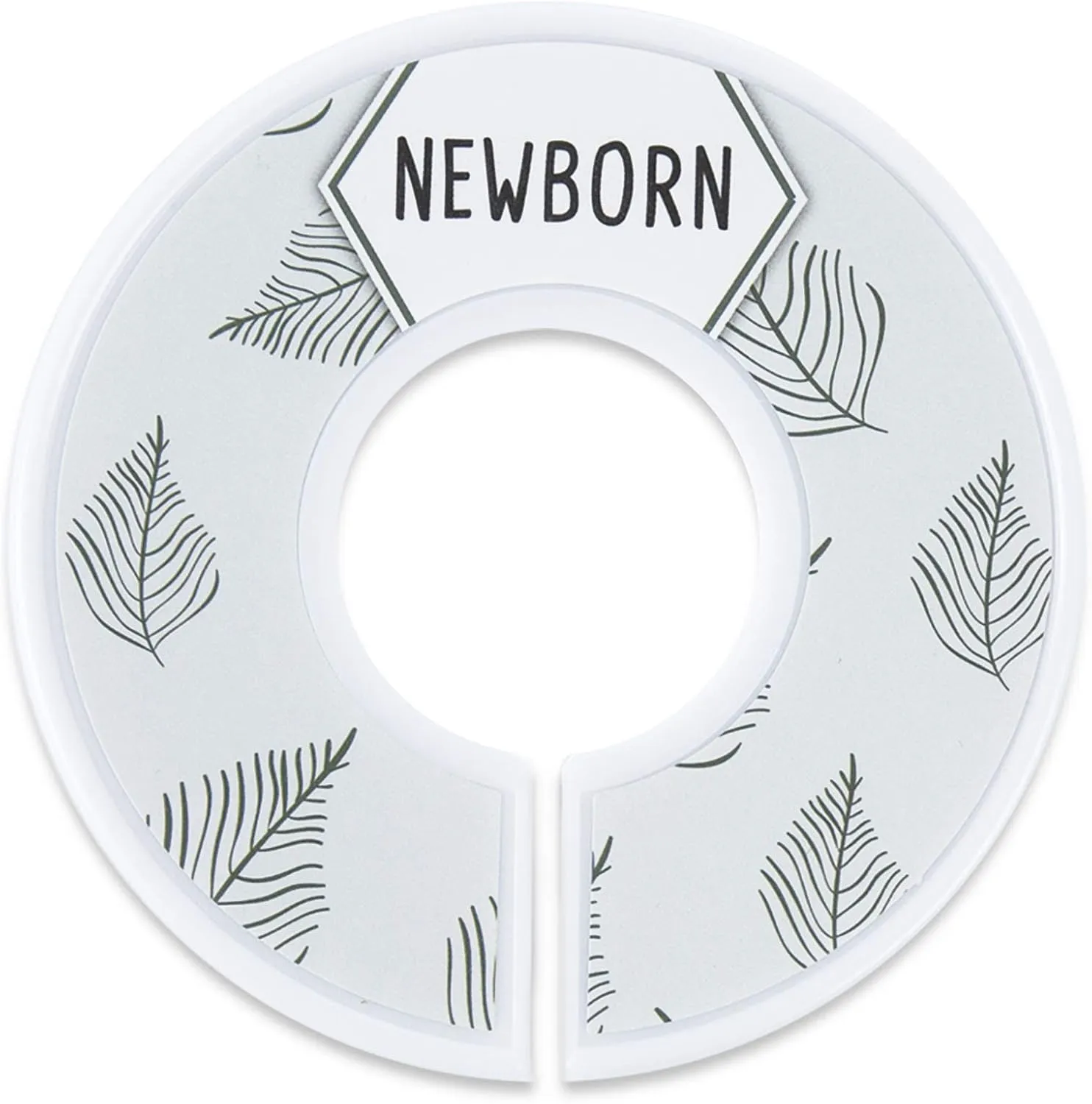 Baby Nest Designs 20x Baby Hangers with 7X Baby Closet Dividers