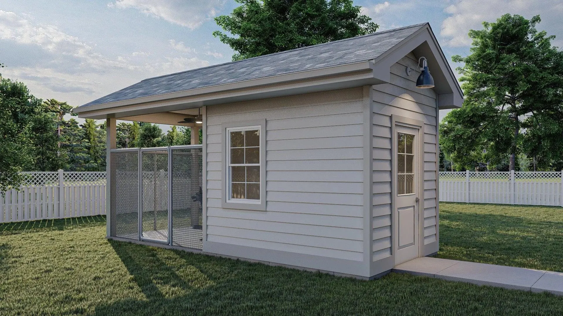 Charming Canine Cottage: Compact Dog House Plan for Comfort