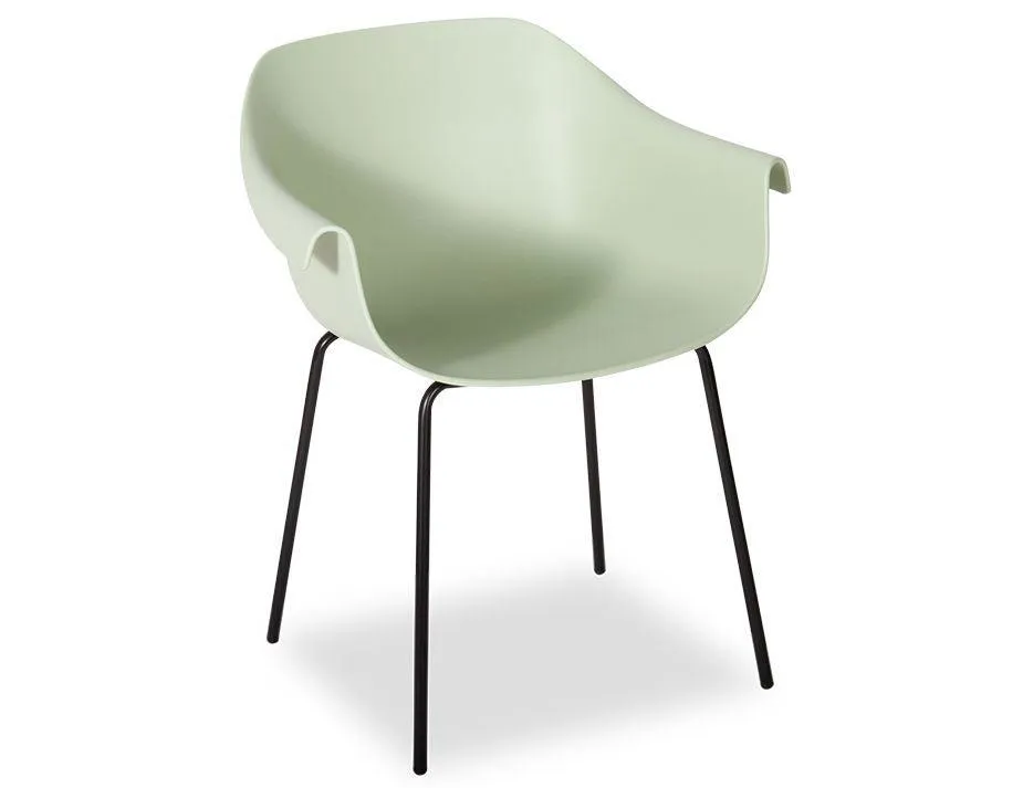 Crane Chair - Black Post - Mint Shell