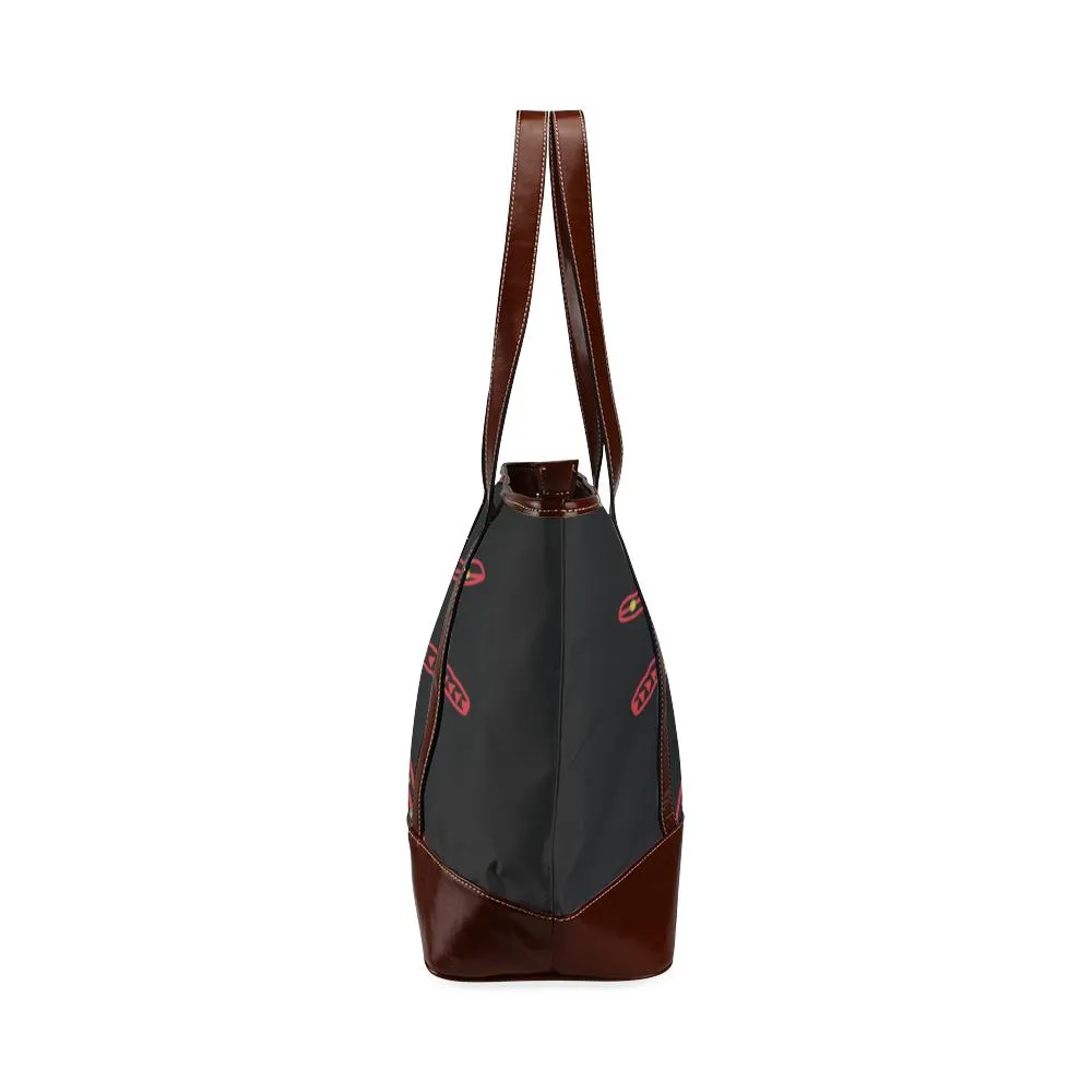 Floral Spider Tote Handbag