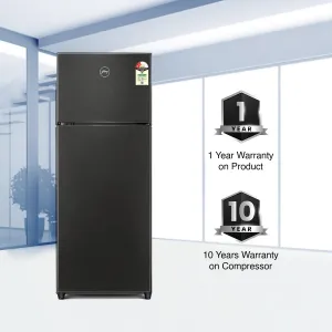 Godrej RT EONVALOR 310B RI FS ST, Fossil Steel , Edge 272 L 2 Star Nano Shield Technology Inverter Frost Free Double Door Refrigerator