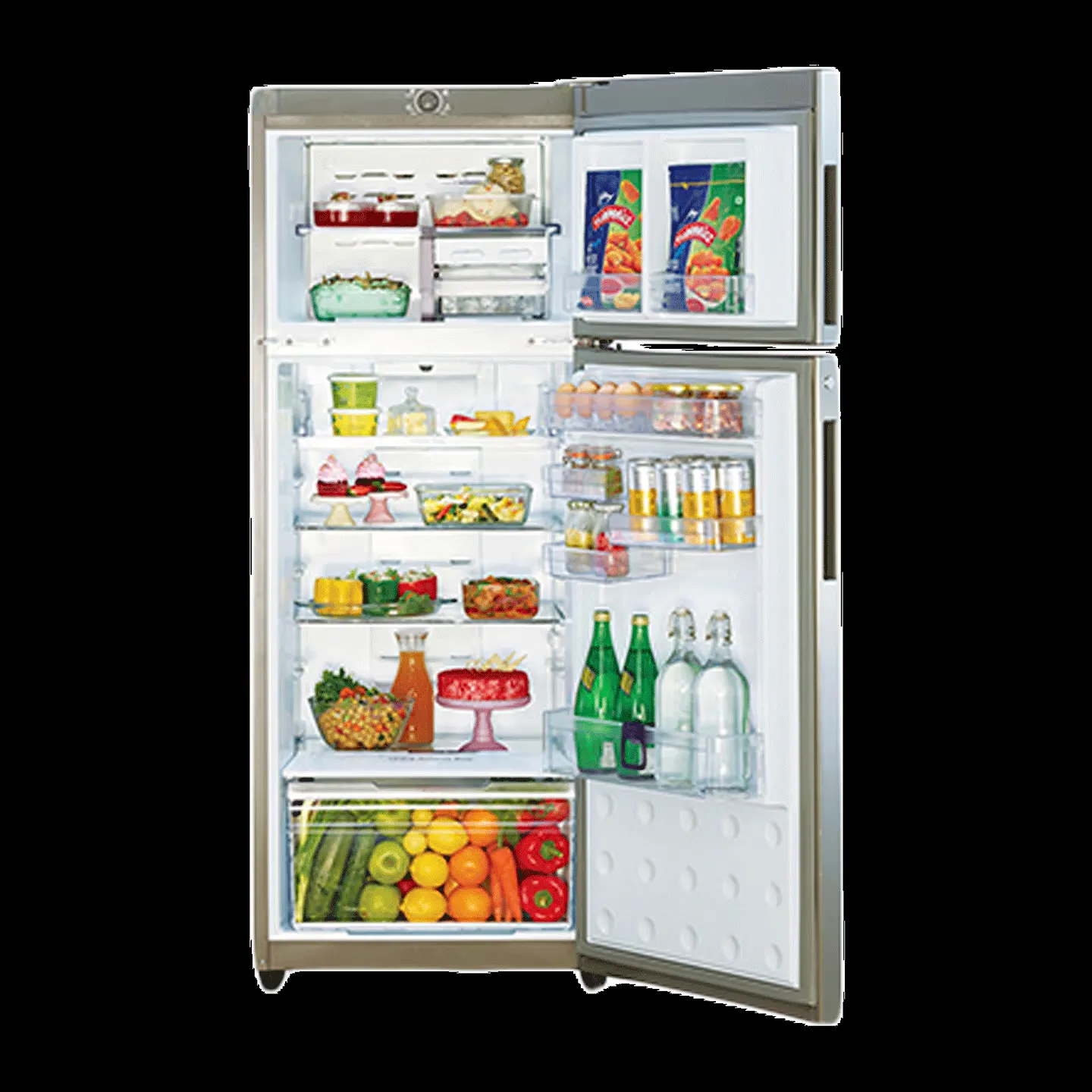 Godrej RT EONVIBE 366B 25 HCIT MT BK 330 L 2 Star Inverter Frost-Free Double Door Refrigerator ( 4 in 1 Convertible)