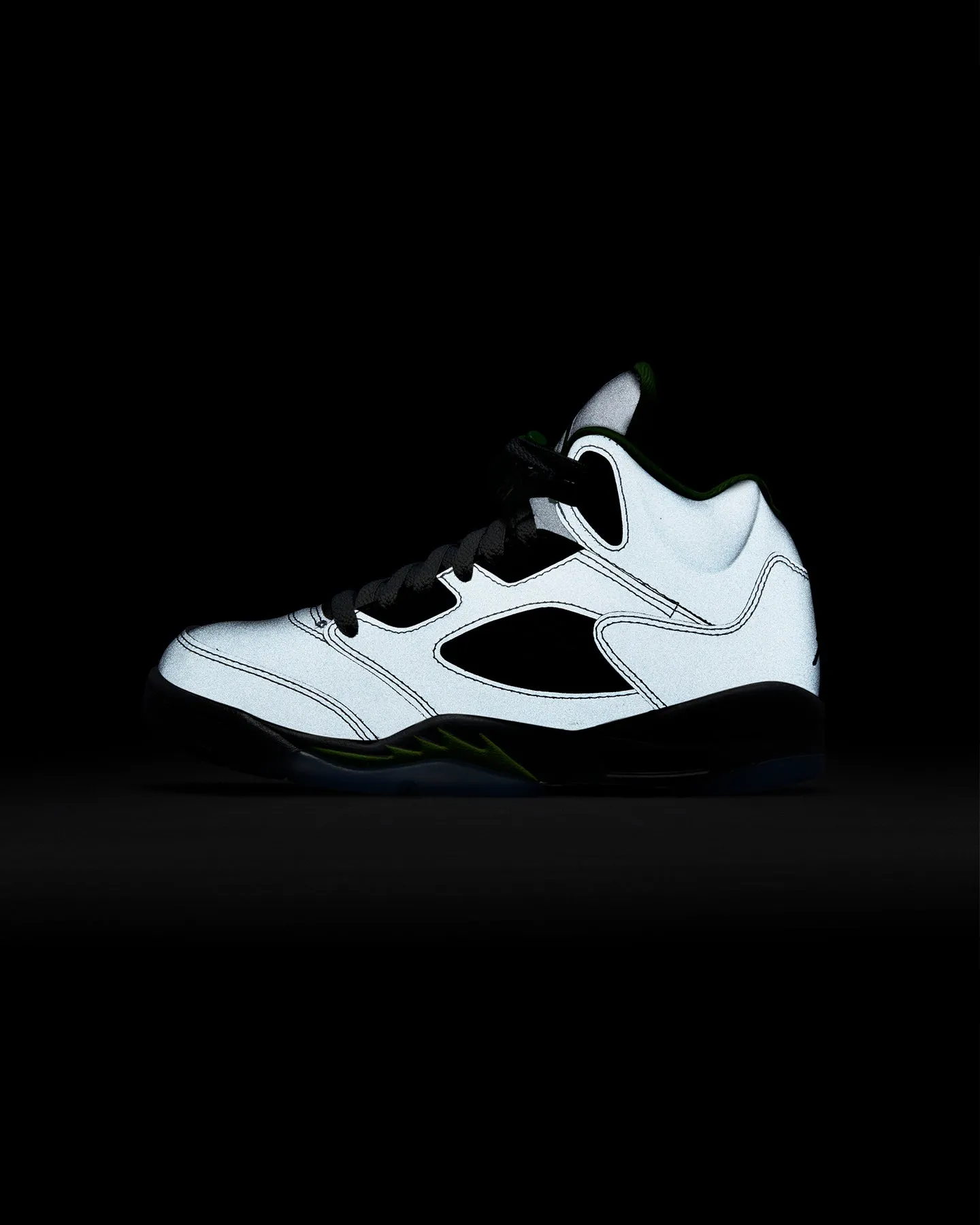 Jordan Kids' Air Jordan 5 Retro 'Green Bean' Silver/Green Bean