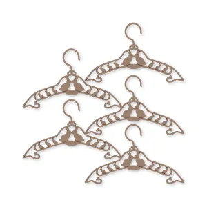 Konges Sljd 5 Pack Bunny Hangers - Shitake