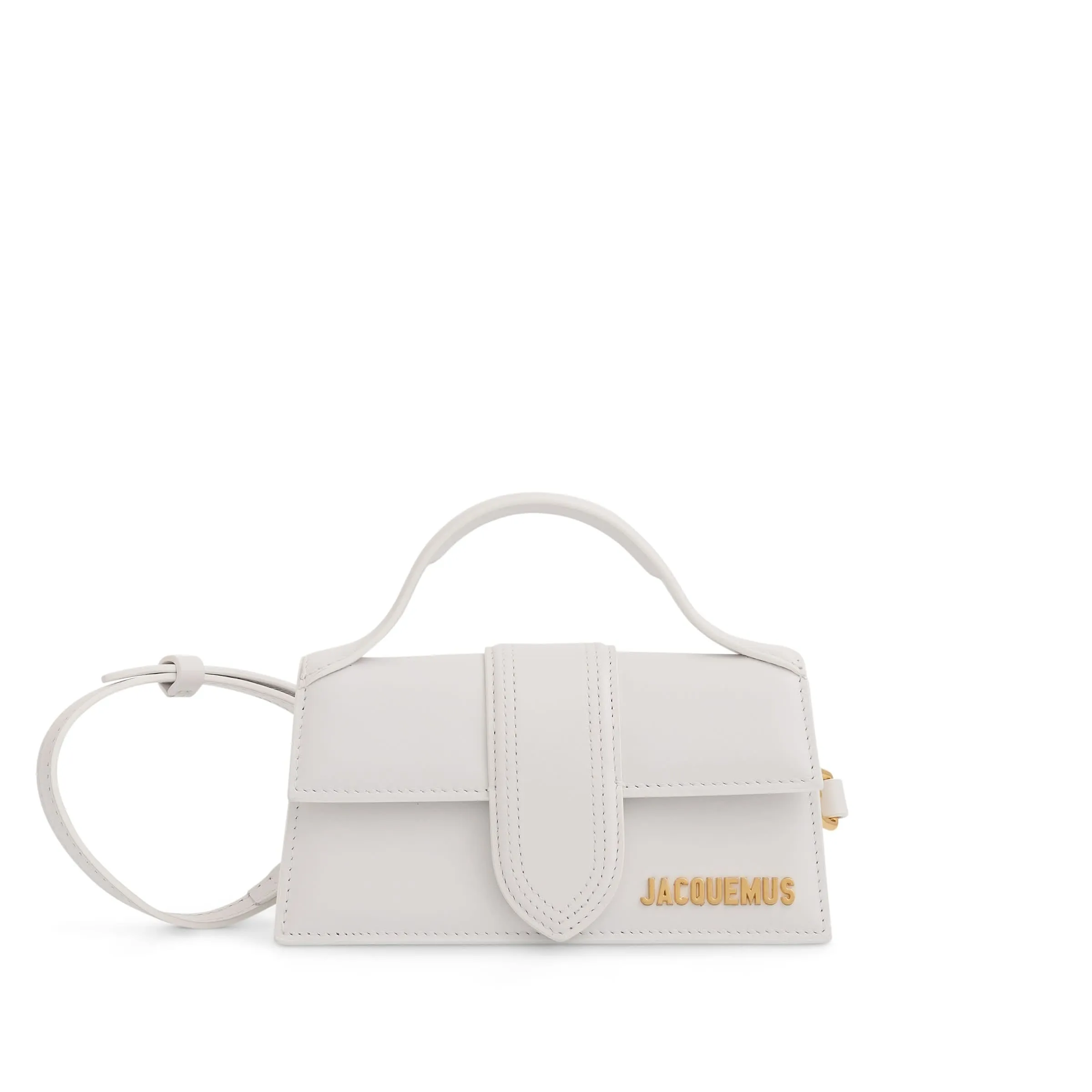 Le Bambino Mini Leather Bag in White