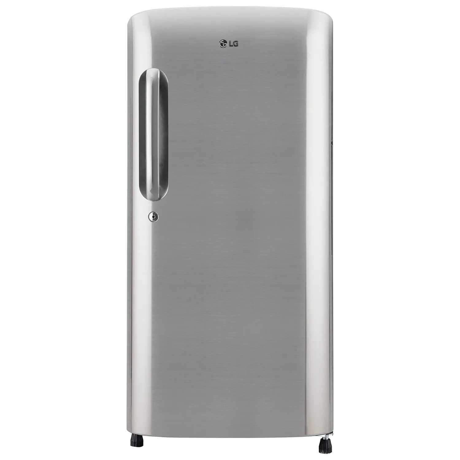 LG GL-B201APZD 185 L 3 Star Direct-Cool Single Door Refrigerator ( Shiny Steel, Fast Ice Making, Gross Volume 190 Litre)