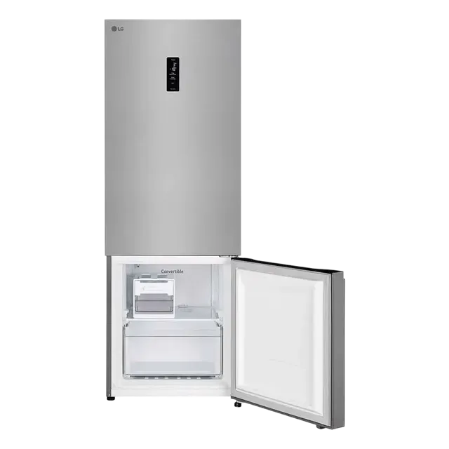 LG GL-B382DPZX 340 L 3 Star Wi-Fi Inverter Frost Free Double Door Refrigerator with Door Cooling  (Shiny Steel)