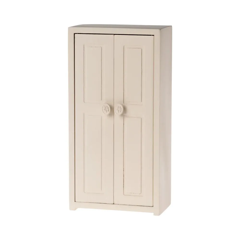 Maileg Wooden Closet, Mouse - Cream