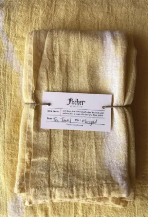 Marigold Naturally Dyed Tea Towel