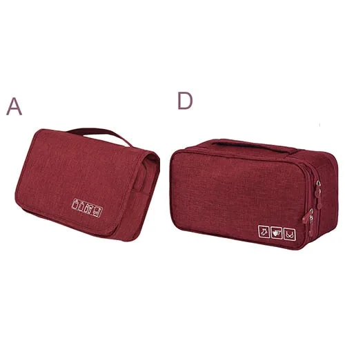 Men's Hanging Folding,Bath cosmetic Underwear Shoe Suitcase Accessories Organizer. Pouch Cable Wire charger Gadget Organizer Bag.
