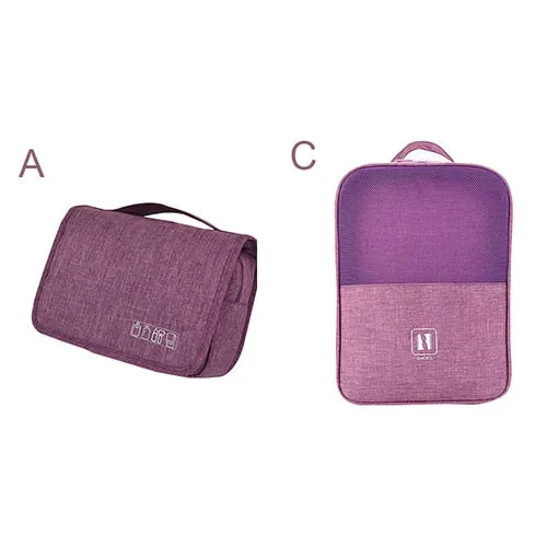 Men's Hanging Folding,Bath cosmetic Underwear Shoe Suitcase Accessories Organizer. Pouch Cable Wire charger Gadget Organizer Bag.