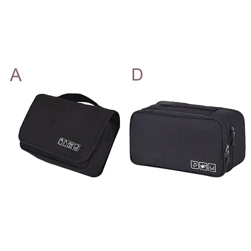 Men's Hanging Folding,Bath cosmetic Underwear Shoe Suitcase Accessories Organizer. Pouch Cable Wire charger Gadget Organizer Bag.