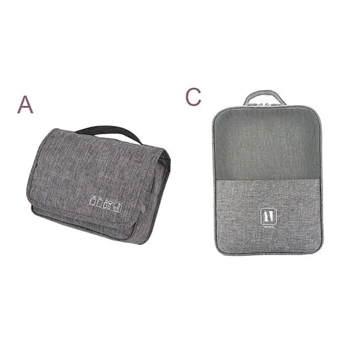 Men's Hanging Folding,Bath cosmetic Underwear Shoe Suitcase Accessories Organizer. Pouch Cable Wire charger Gadget Organizer Bag.