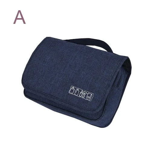Men's Hanging Folding,Bath cosmetic Underwear Shoe Suitcase Accessories Organizer. Pouch Cable Wire charger Gadget Organizer Bag.