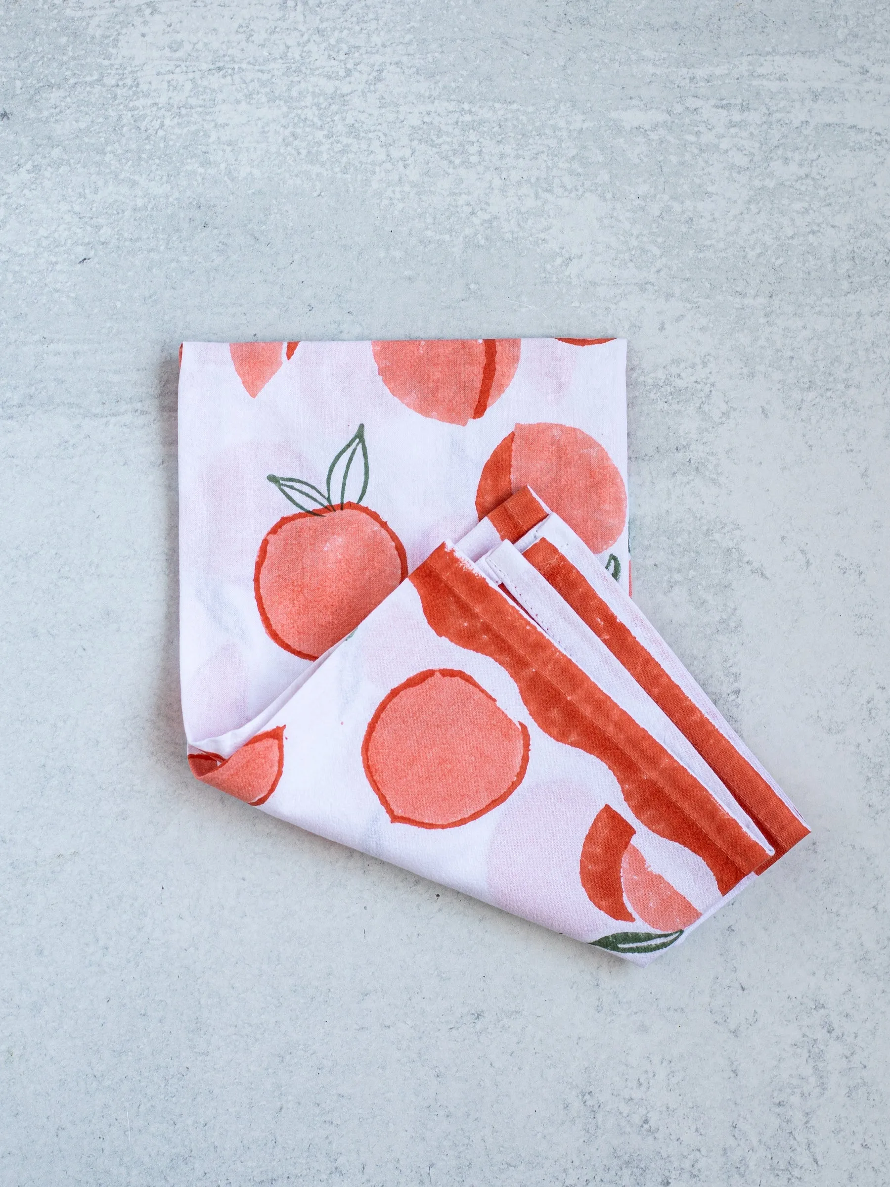 Peach Tea Towel