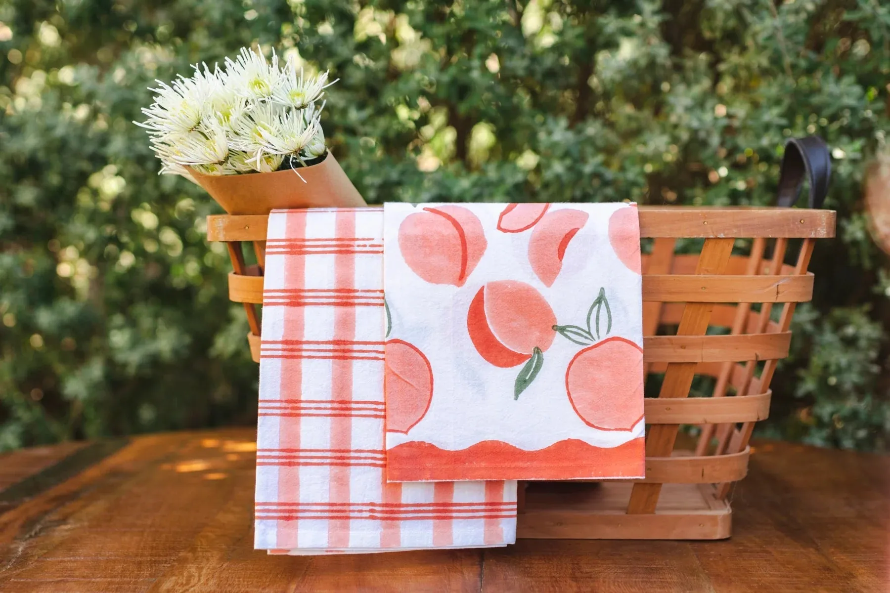 Peach Tea Towel