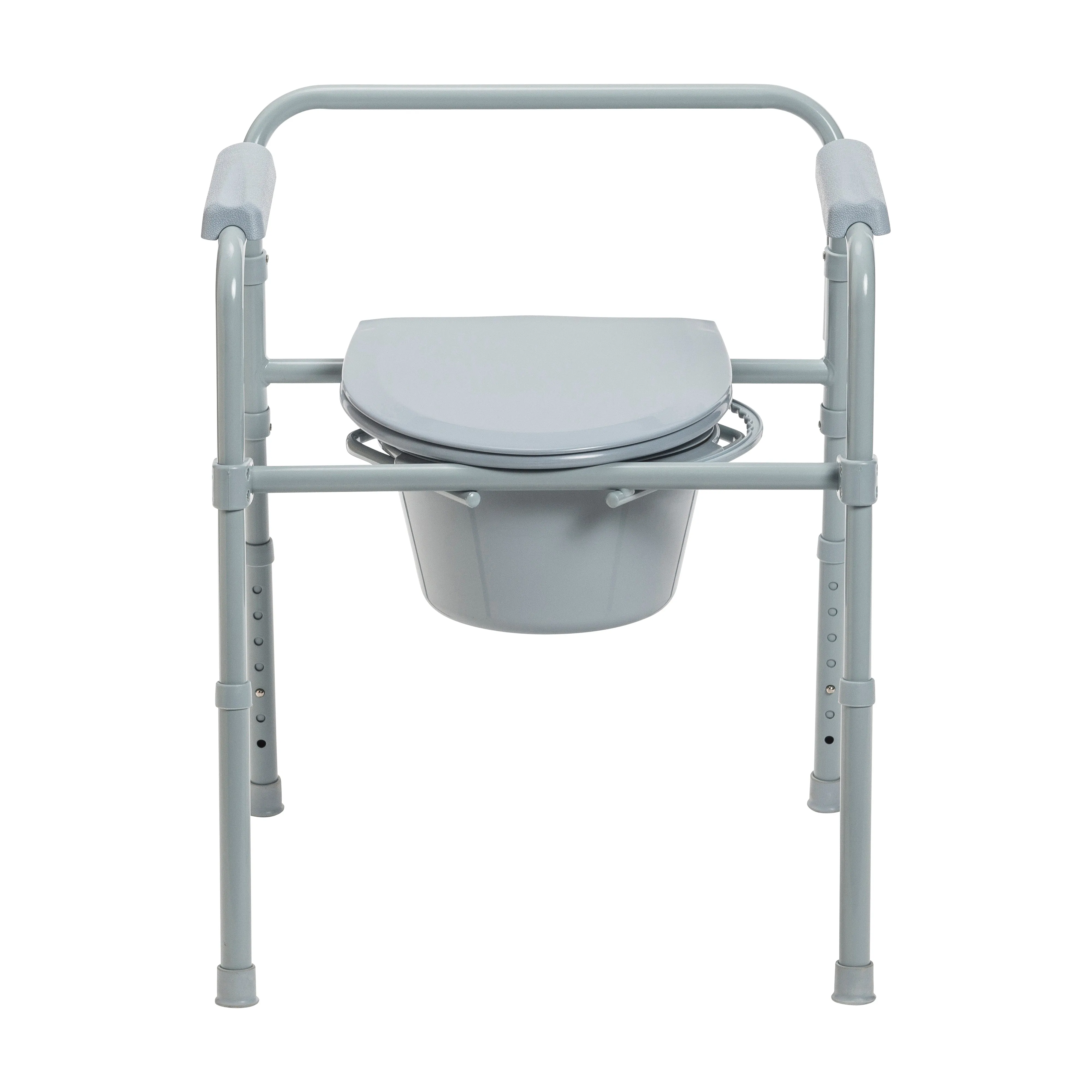 PreserveTech Steel Folding Bedside Commode