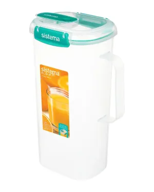 Sistema 2 Liter Juice Jug Klip It Plus Minty Teal