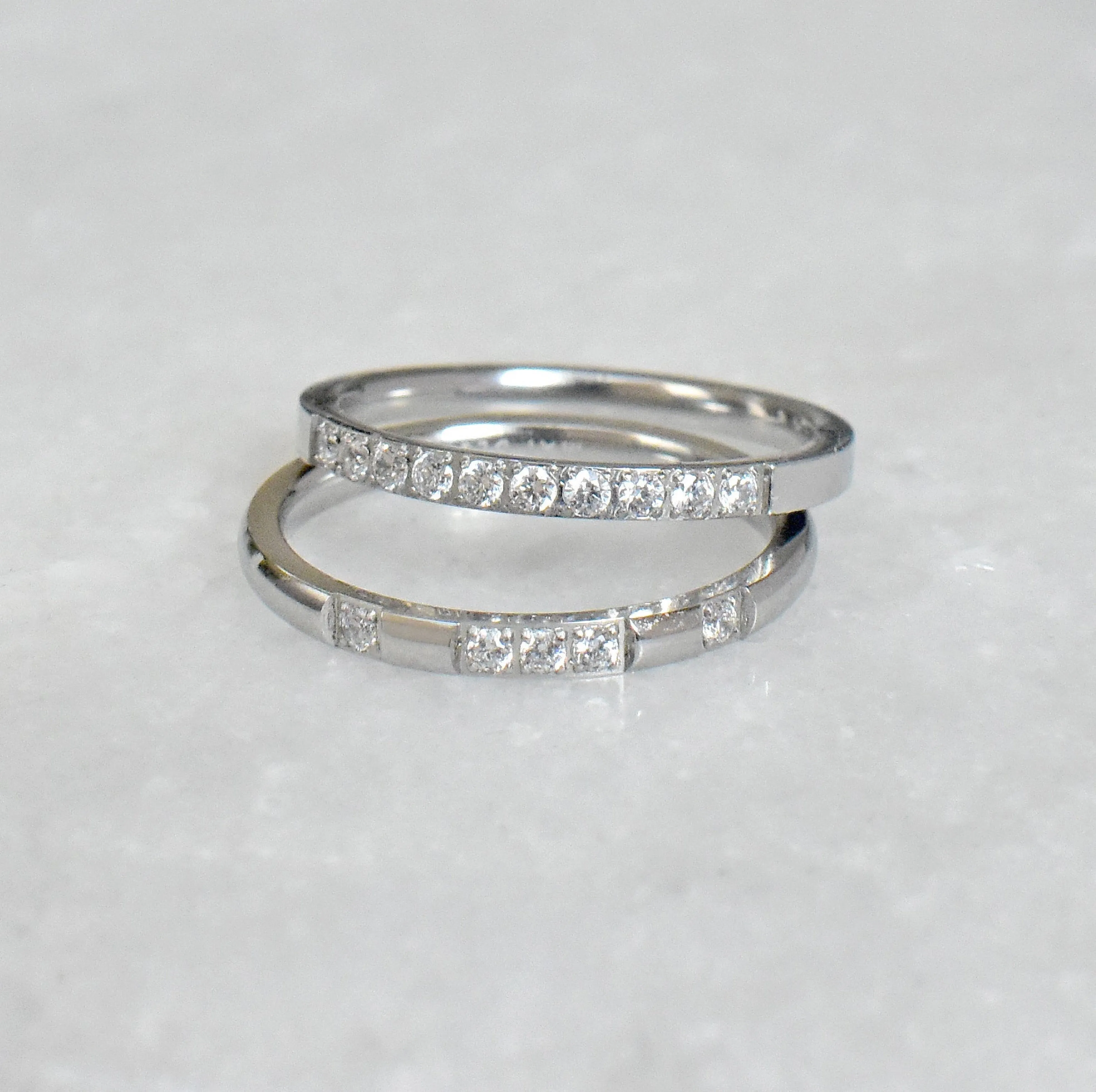 STELLA SILVER ETERNITY STACKABLE RING