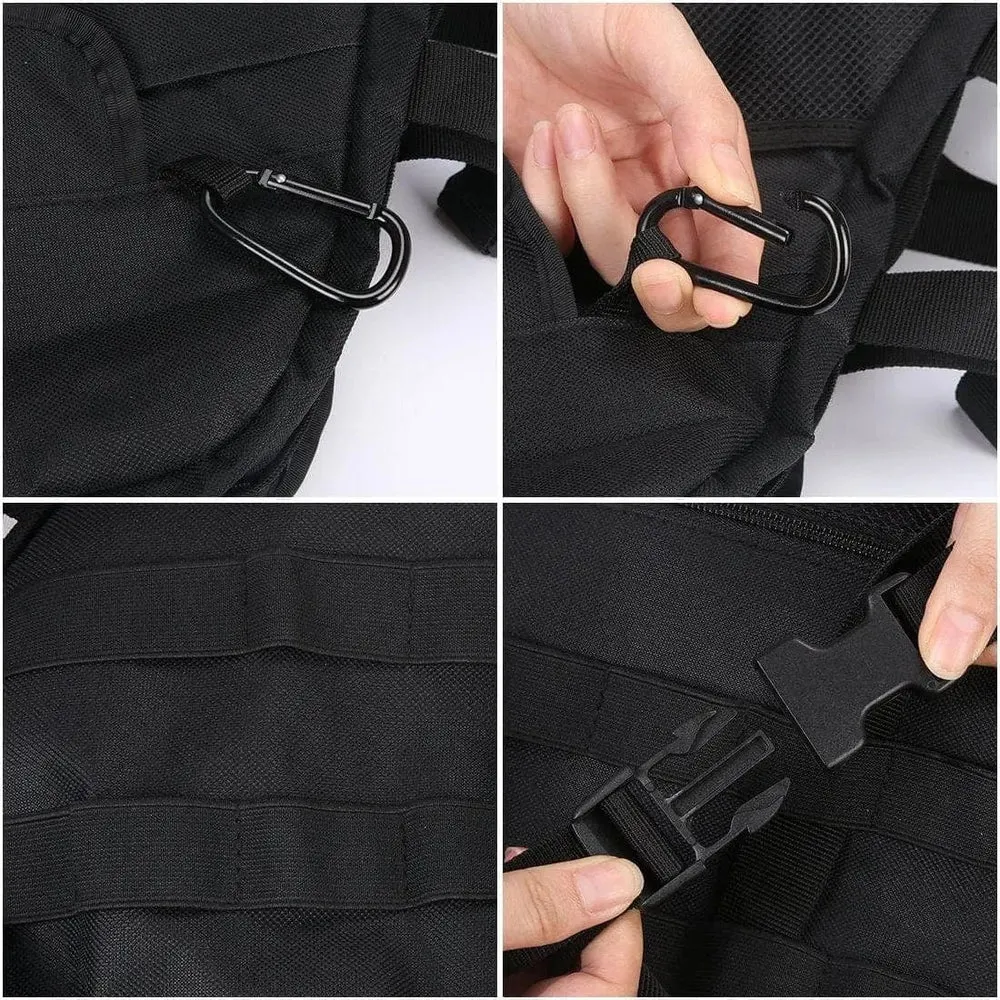 Suparee Rear Roll Bar Jeep Storage Bags with with Multi-Pockets & Organizers for 1997-2024 Jeep Wrangler JK JL TJ LJ