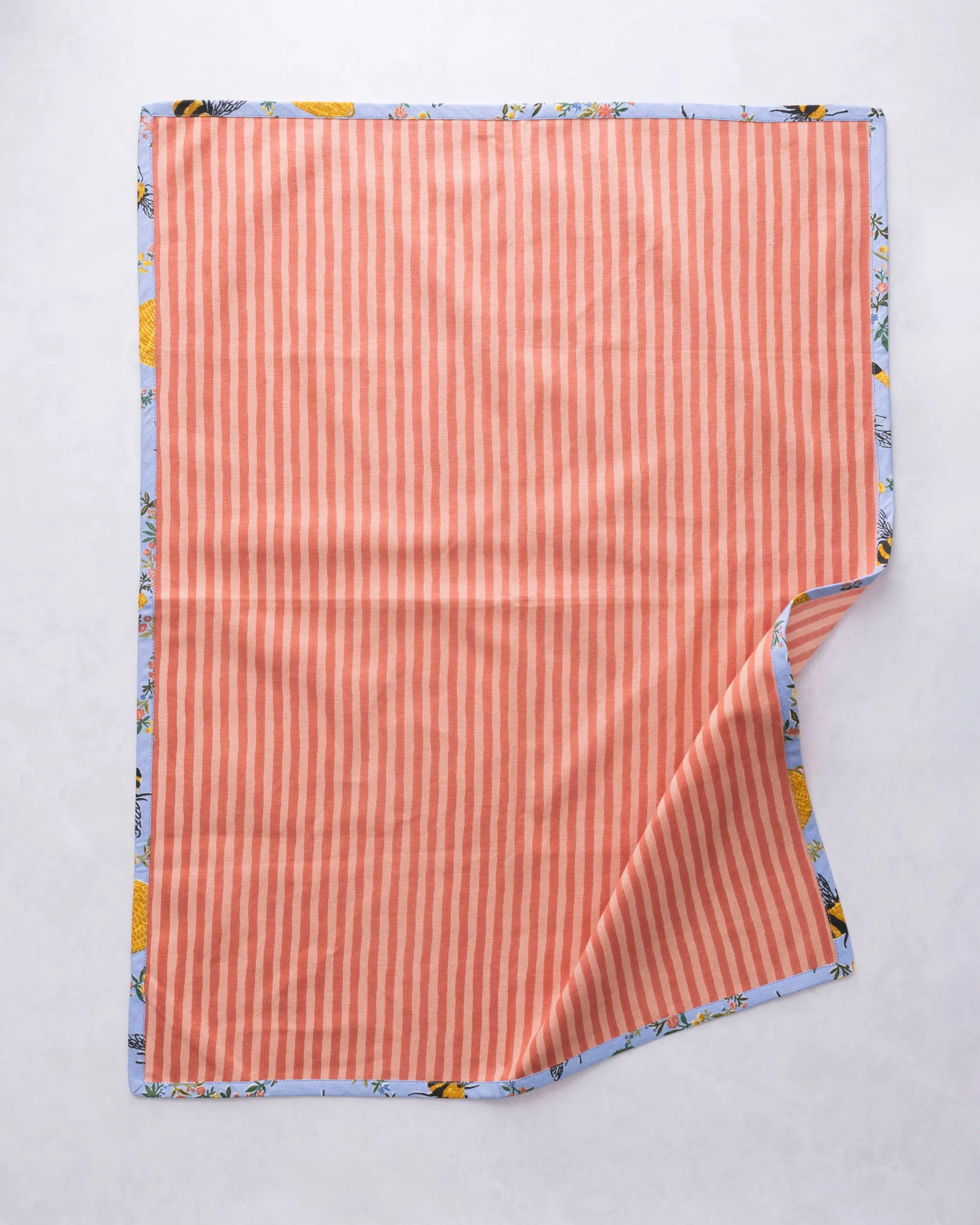 Sweet Bee - Tea Towels Set Of 2 - Soft Blue