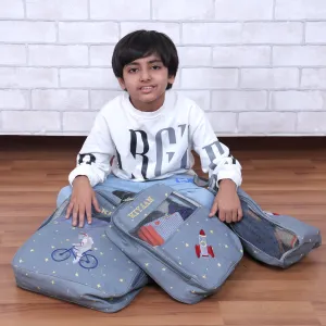 To The Moon And Back  Organizer Bags  (Set of 3) Small Organizer Bag     Big Organizer Bag     Shoe Bag