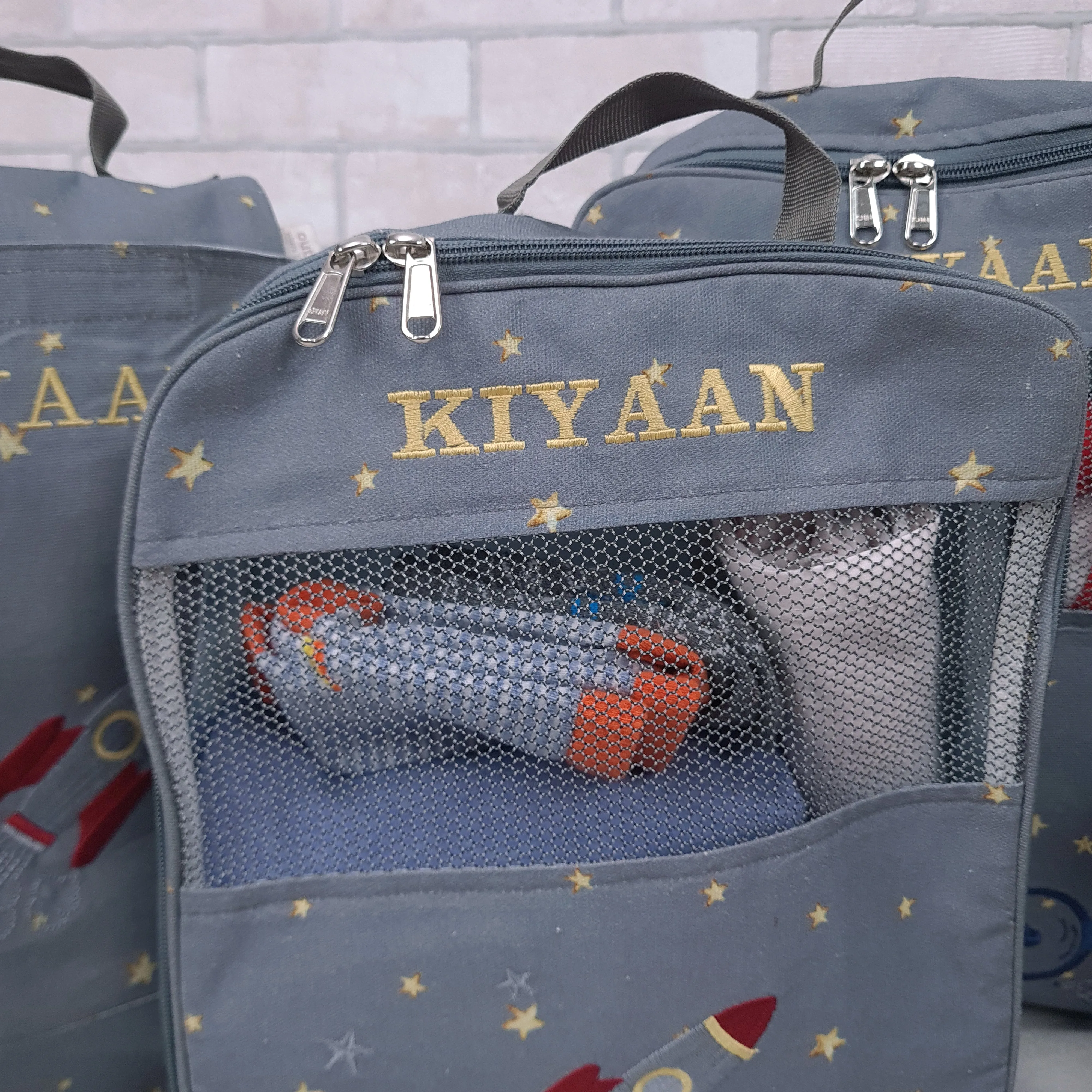 To the Moon And Back Organizer Bags (Set of 5) Small Organizer Bag   Big Organizer Bag   Shoe Bag   Small Pouch   Big Pouch