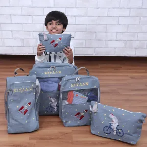 To the Moon And Back Organizer Bags (Set of 5) Small Organizer Bag   Big Organizer Bag   Shoe Bag   Small Pouch   Big Pouch