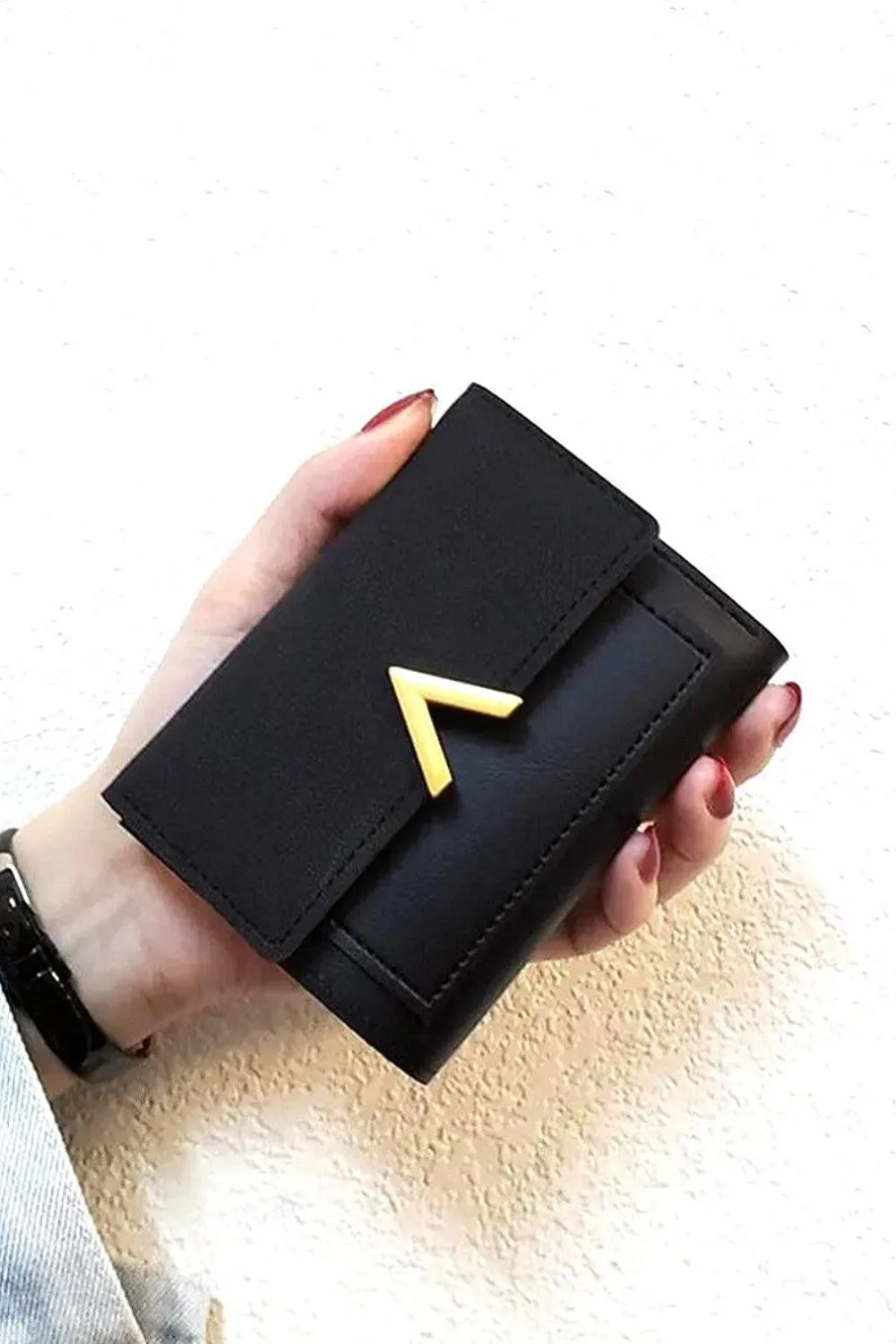Zenana Wallet Compact Trifold Flap Small